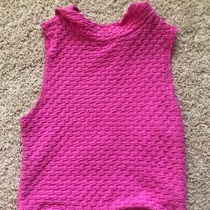 Barbie pink crop top!